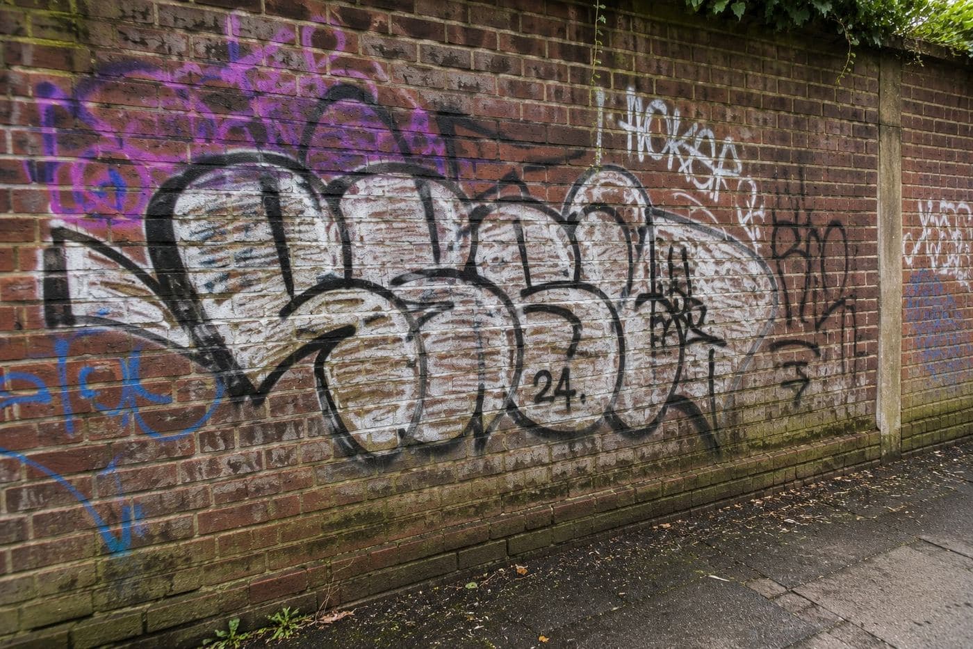 Graffiti Removal job 1 - before