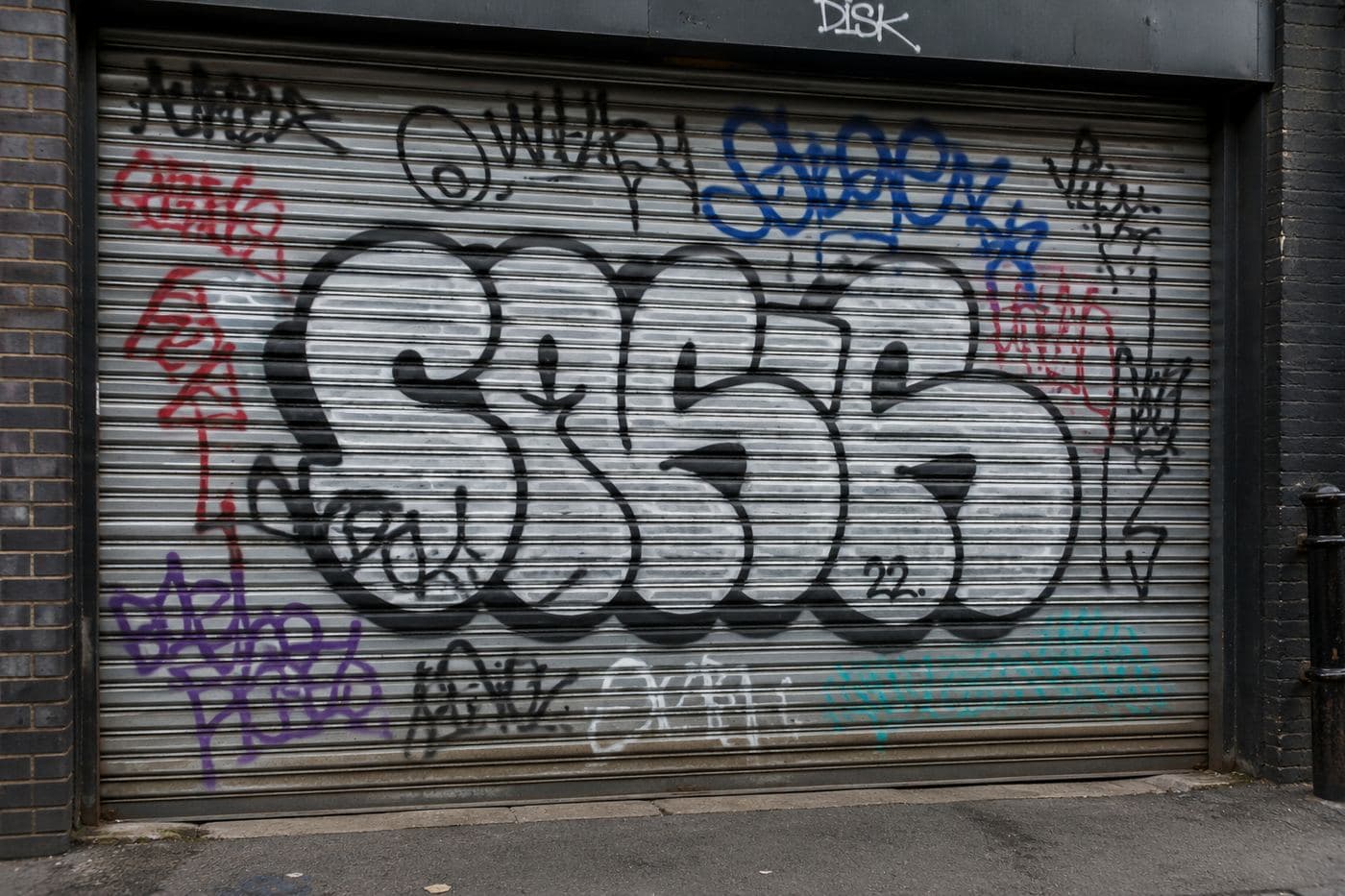 Graffiti Removal job 2 - before