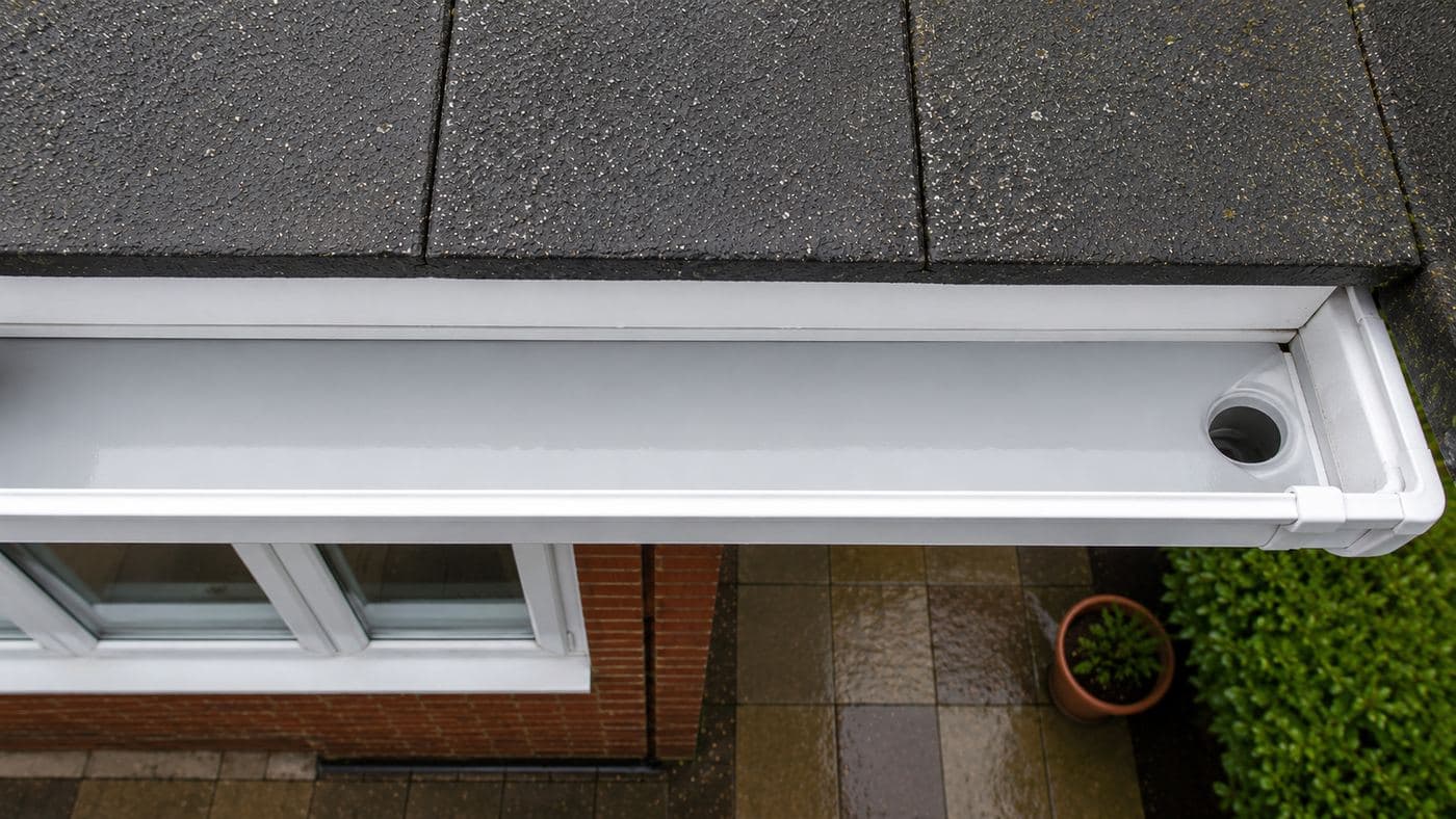 Gutter Cleaning job 2 - before