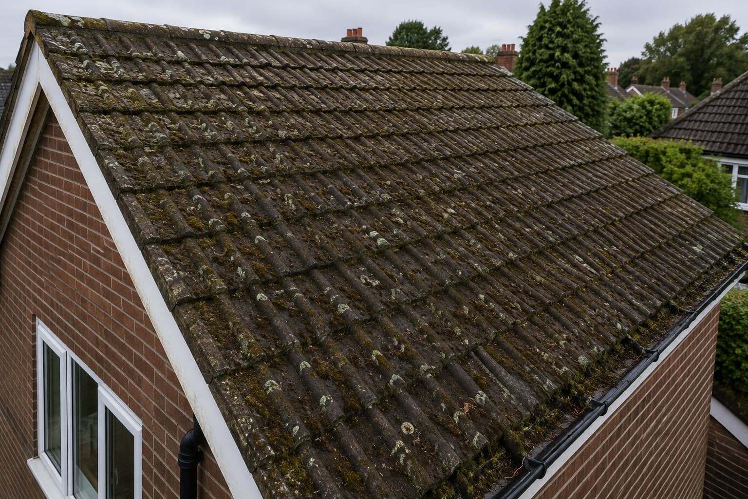 Rooftop Cleaning job 1 - before