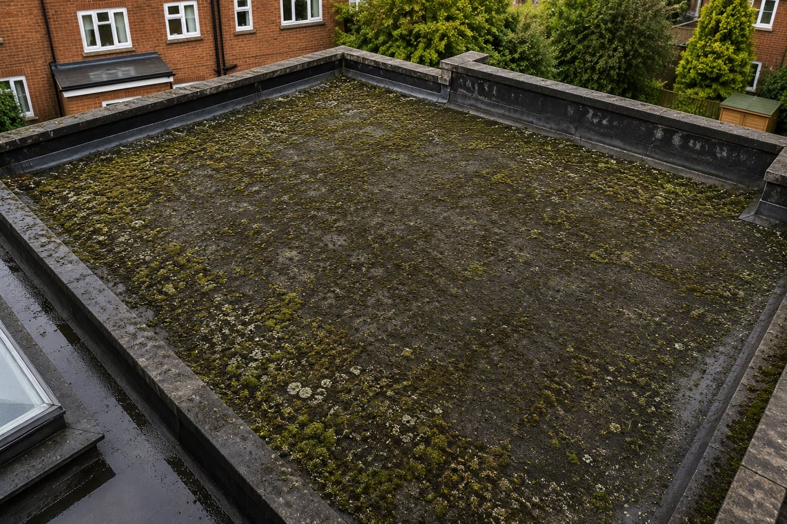 Rooftop Cleaning job 2 - before