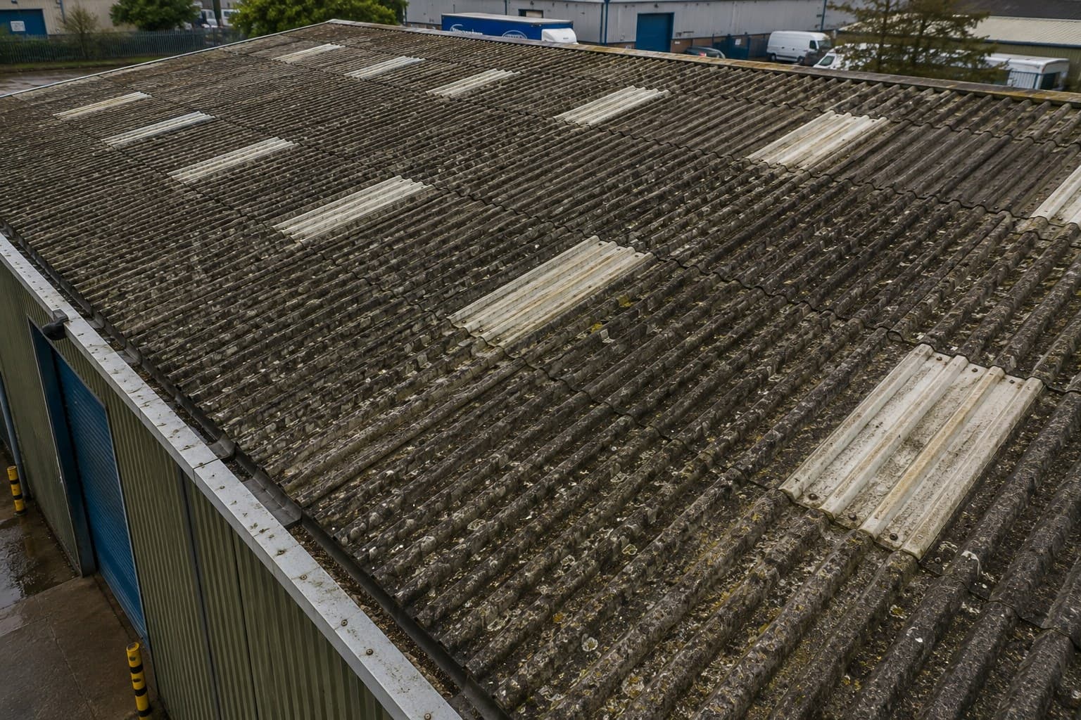 Rooftop Cleaning job 3 - before