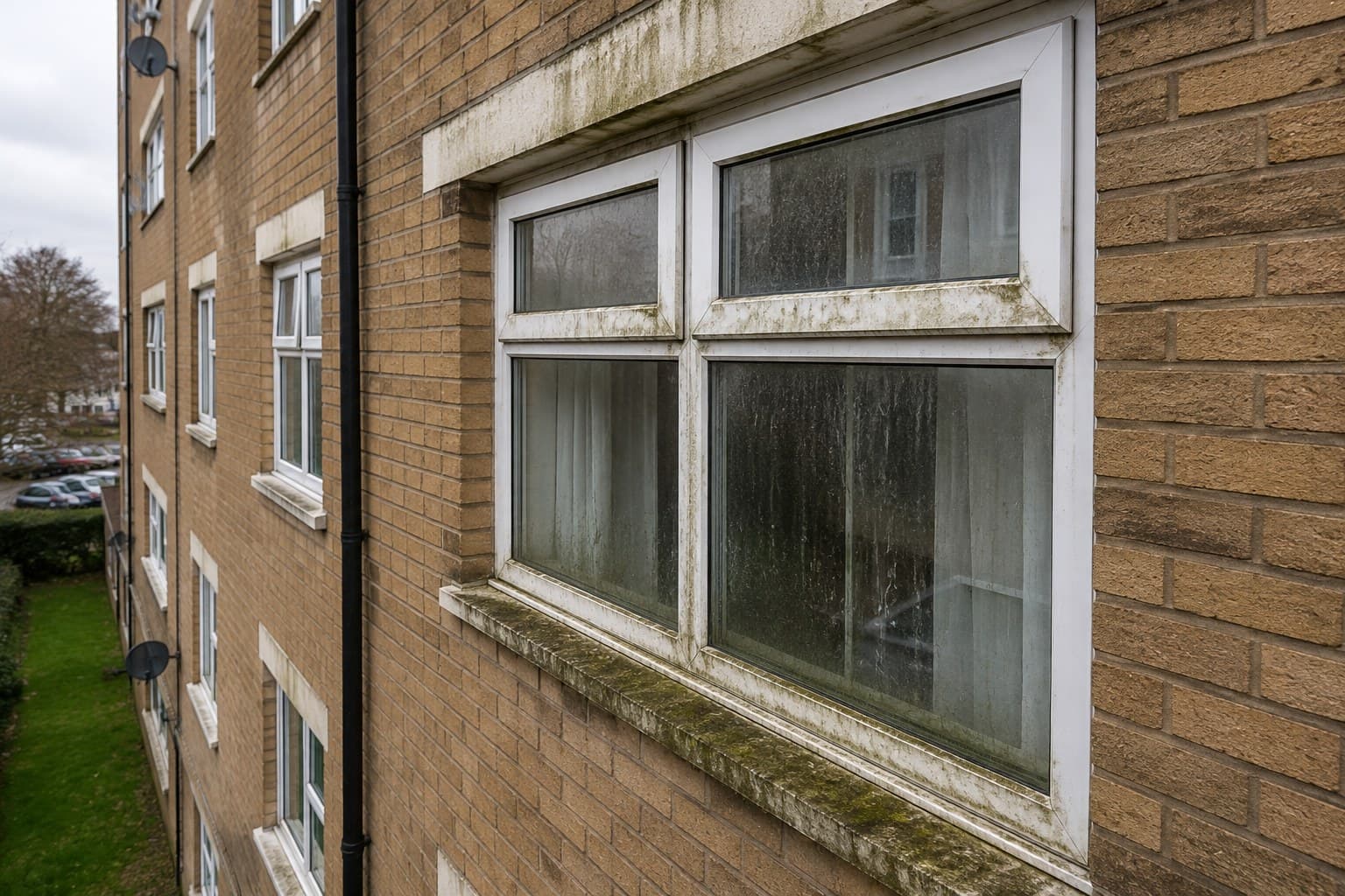 Window Cleaning job 1 - before
